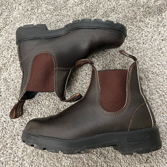 Blundstone Shoes - Blundstone Women's Originals Chelsea Boots-Stout Brown #500 Size 6